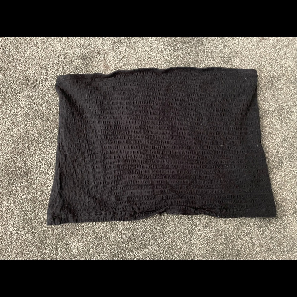 american eagle black tube top